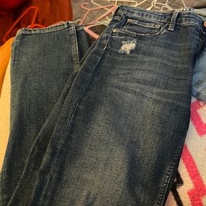 darkwash h&m skinny jeans